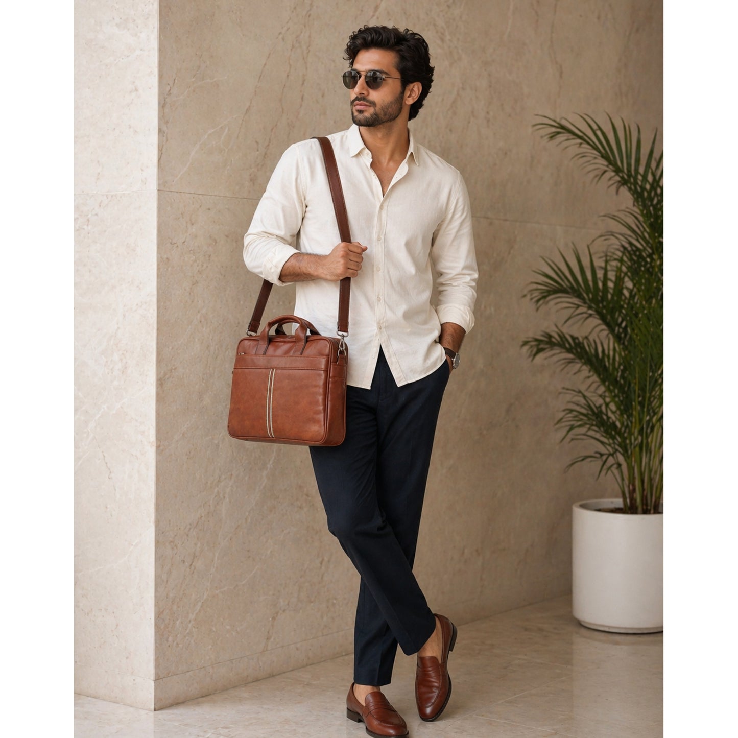 Premium Customized Executive Laptop Messenger Bag for Corporate & Office Use