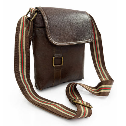 Premium Customized Retro Leather Sling Side Bag for Corporate & Daily Use