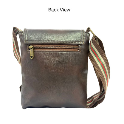 Premium Customized Retro Leather Sling Side Bag for Corporate & Daily Use