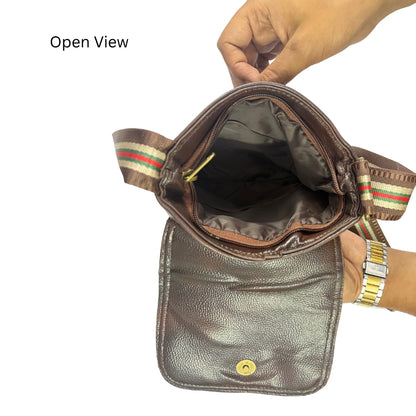 Premium Customized Retro Leather Sling Side Bag for Corporate & Daily Use