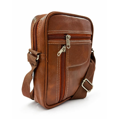 Premium Customized Executive Leather Sling Side Bag for Corporate & Daily Use