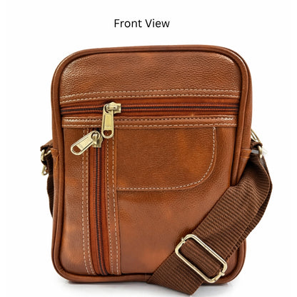 Premium Customized Executive Leather Sling Side Bag for Corporate & Daily Use