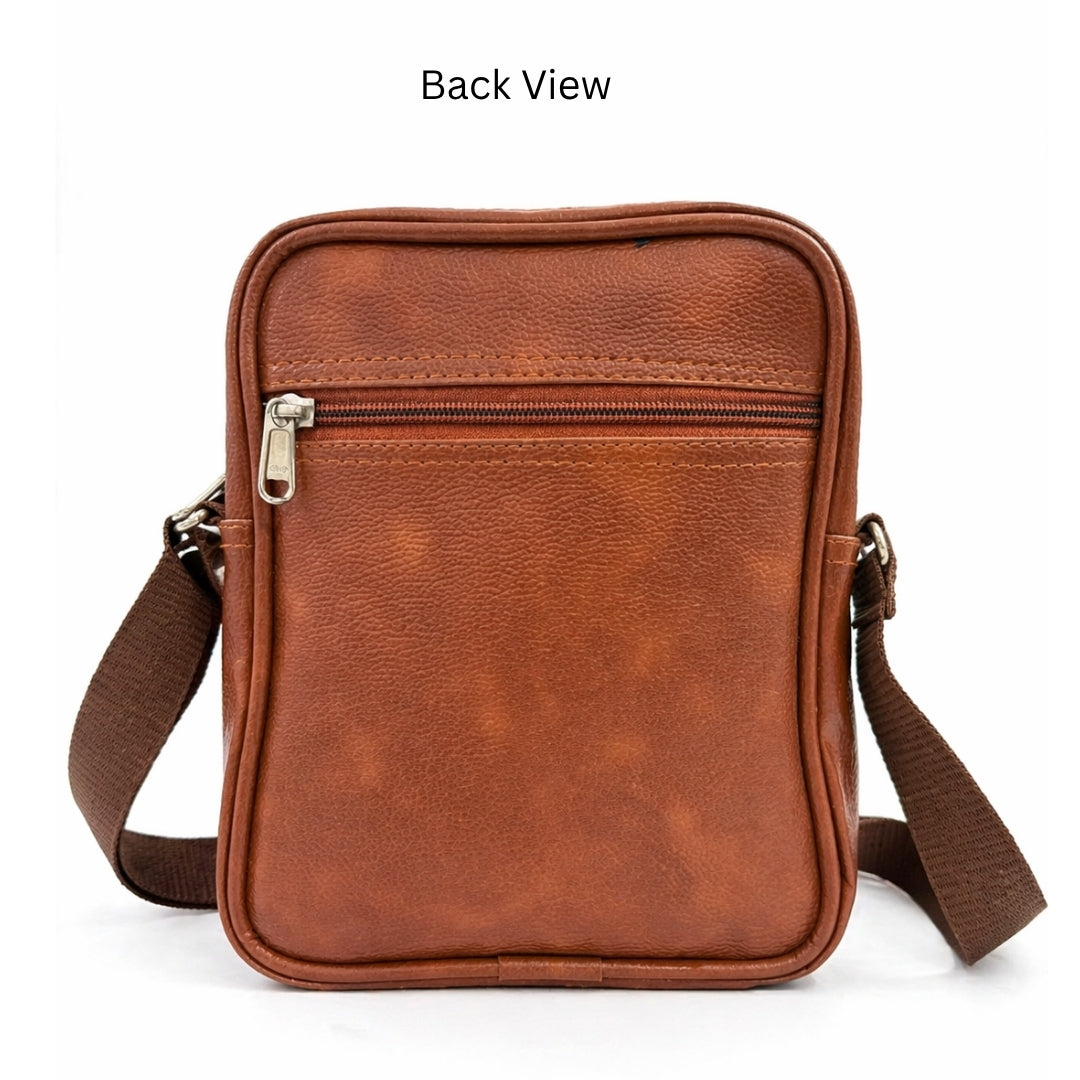 Premium Customized Executive Leather Sling Side Bag for Corporate & Daily Use
