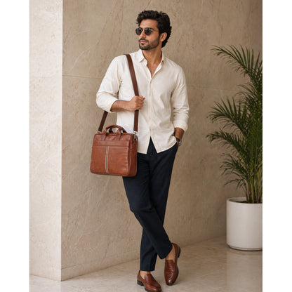 Premium Customized Executive Laptop Messenger Bag for Corporate & Office Use