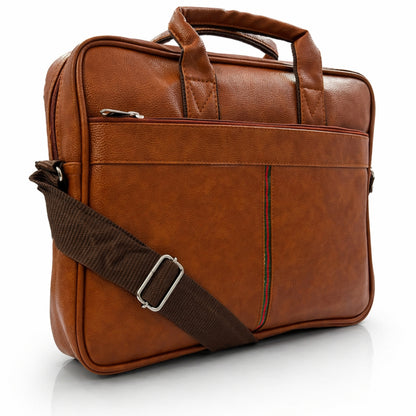 Premium Customized Leather Laptop Messenger Bag for Corporate & Office Use