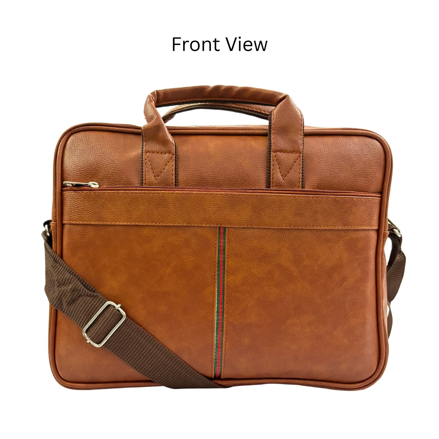 Premium Customized Leather Laptop Messenger Bag for Corporate & Office Use