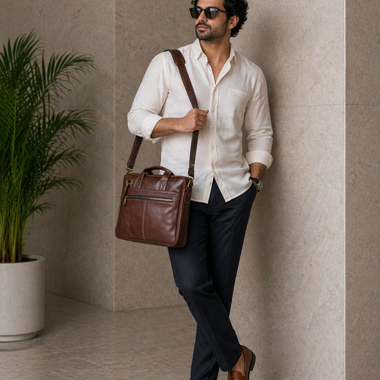 Premium Customized Office Messenger Laptop Bag for Corporate & Professional Use