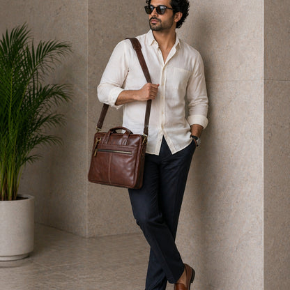 Premium Customized Office Messenger Laptop Bag for Corporate & Professional Use