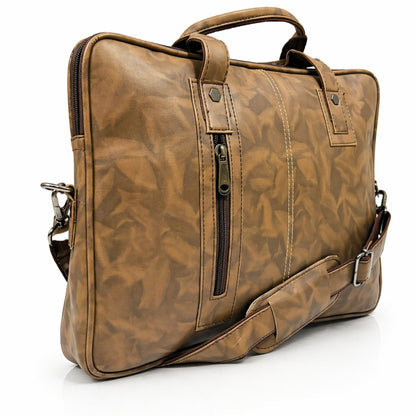 Premium Customized Textured Executive Laptop Messenger Bag for Corporate Office Use
