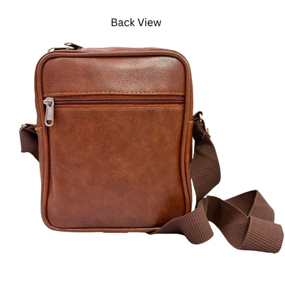 Premium Customized Leather Sling Side Bag for Corporate & Daily Office Use