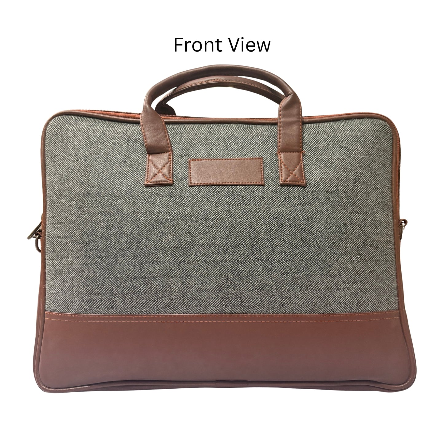 Premium Customized Fabric & Leather Laptop Messenger Bag for Corporate Office Use