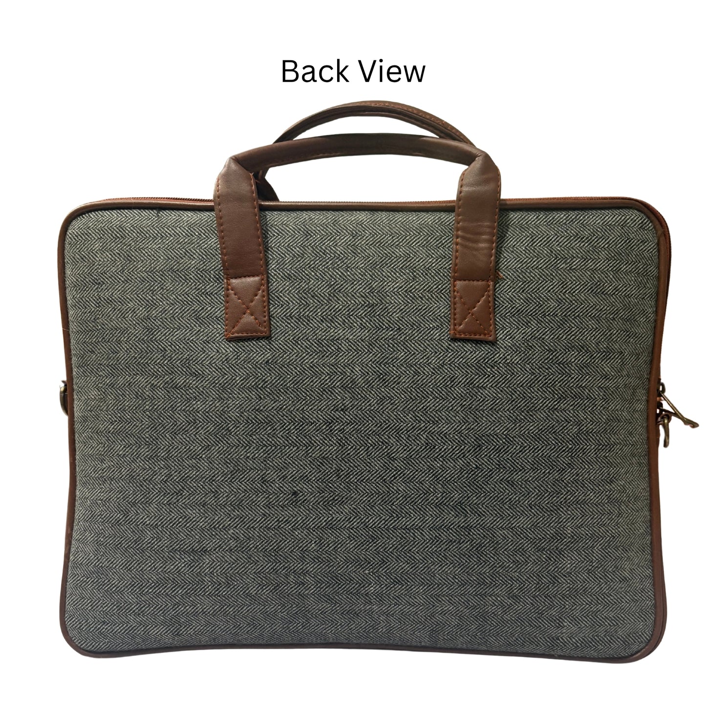 Premium Customized Fabric & Leather Laptop Messenger Bag for Corporate Office Use