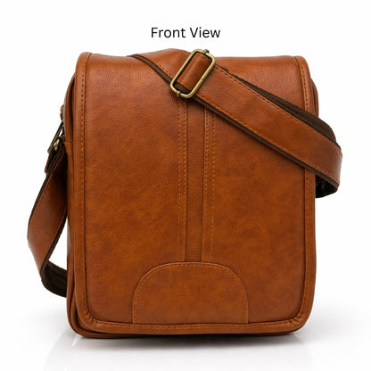 Premium Customized Soft Leather Sling Side Bag for Corporate & Daily Use