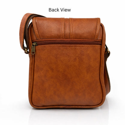 Premium Customized Soft Leather Sling Side Bag for Corporate & Daily Use