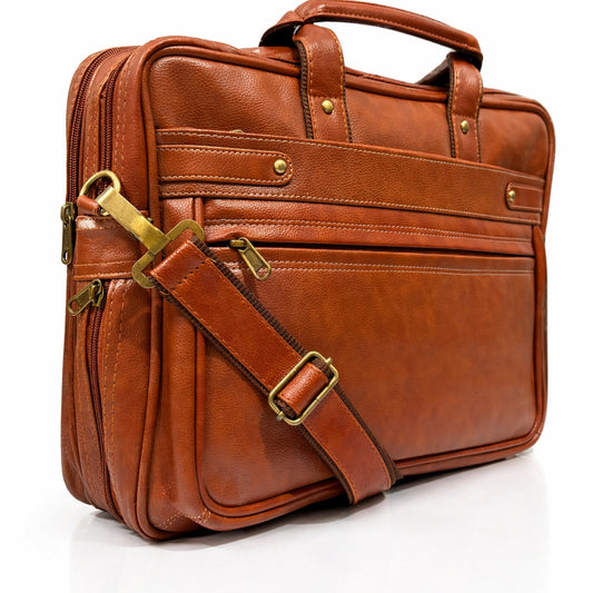 Premium Customized Executive Laptop Messenger Bag with Multiple Compartments for Corporate Use