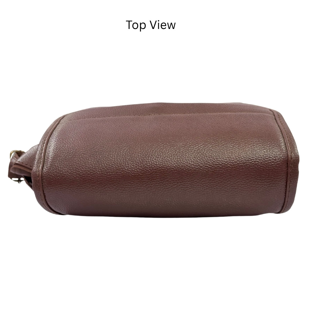 Premium Customized Executive Leather Sling Side Bag for Corporate & Office Use