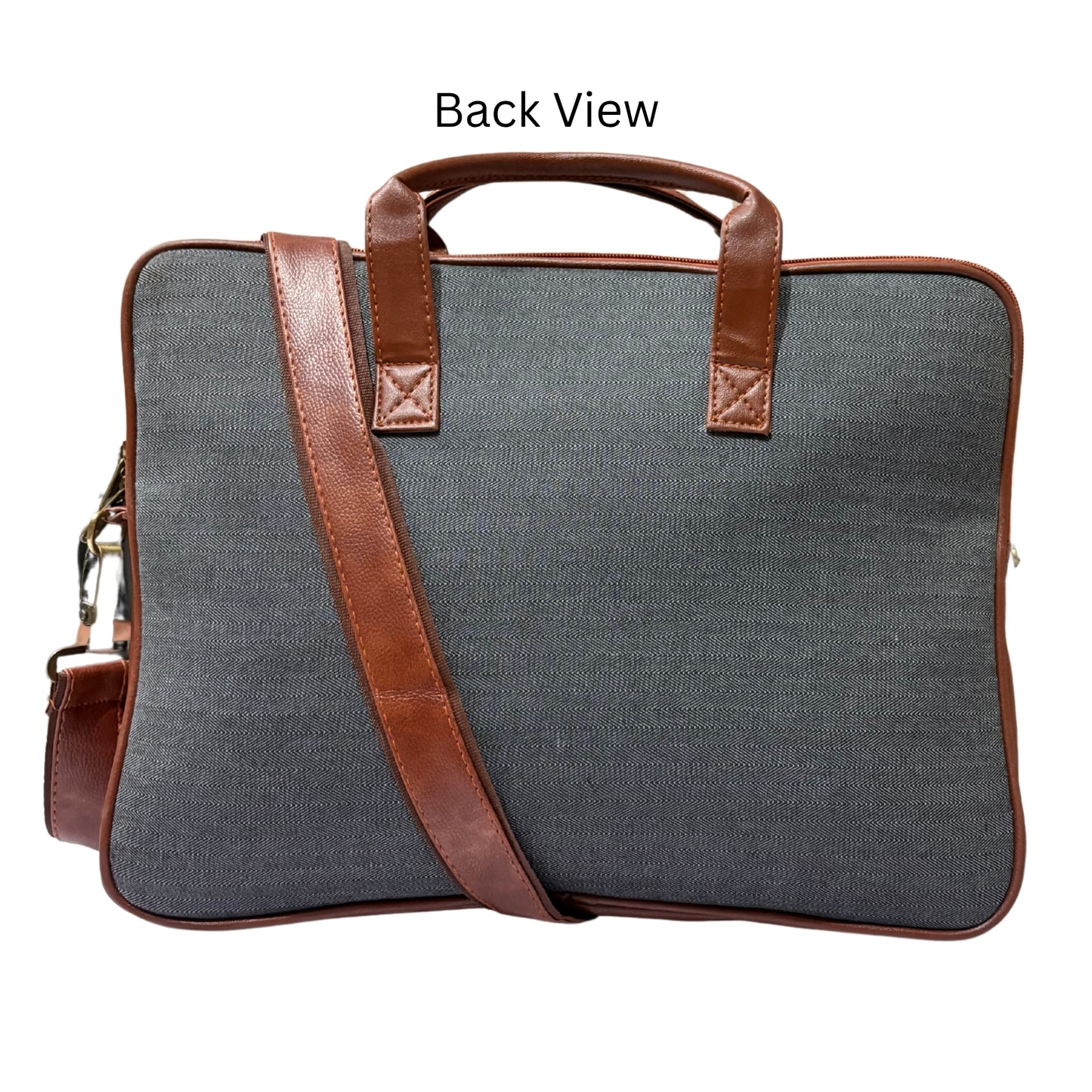 Premium Customized Dual-Tone Laptop Messenger Bag for Corporate Office Use