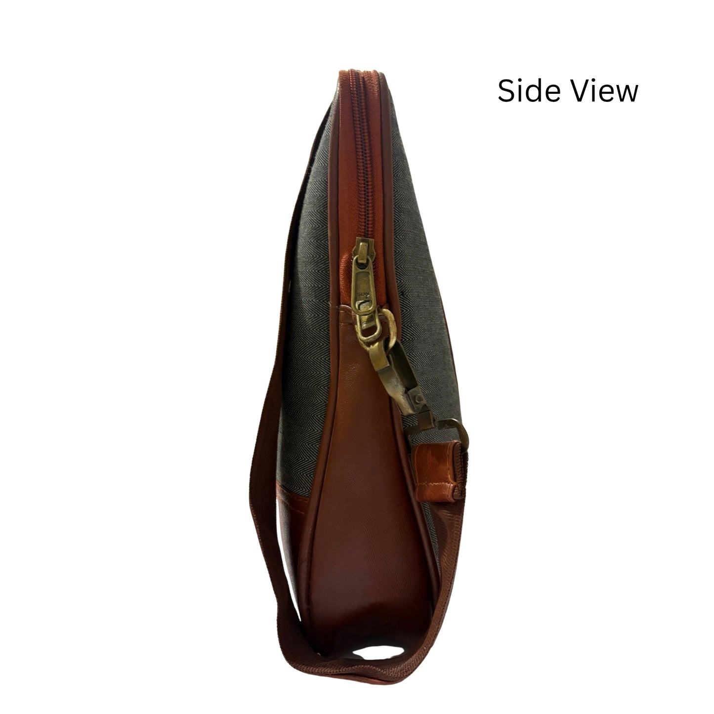 Premium Customized Dual-Tone Laptop Messenger Bag for Corporate Office Use