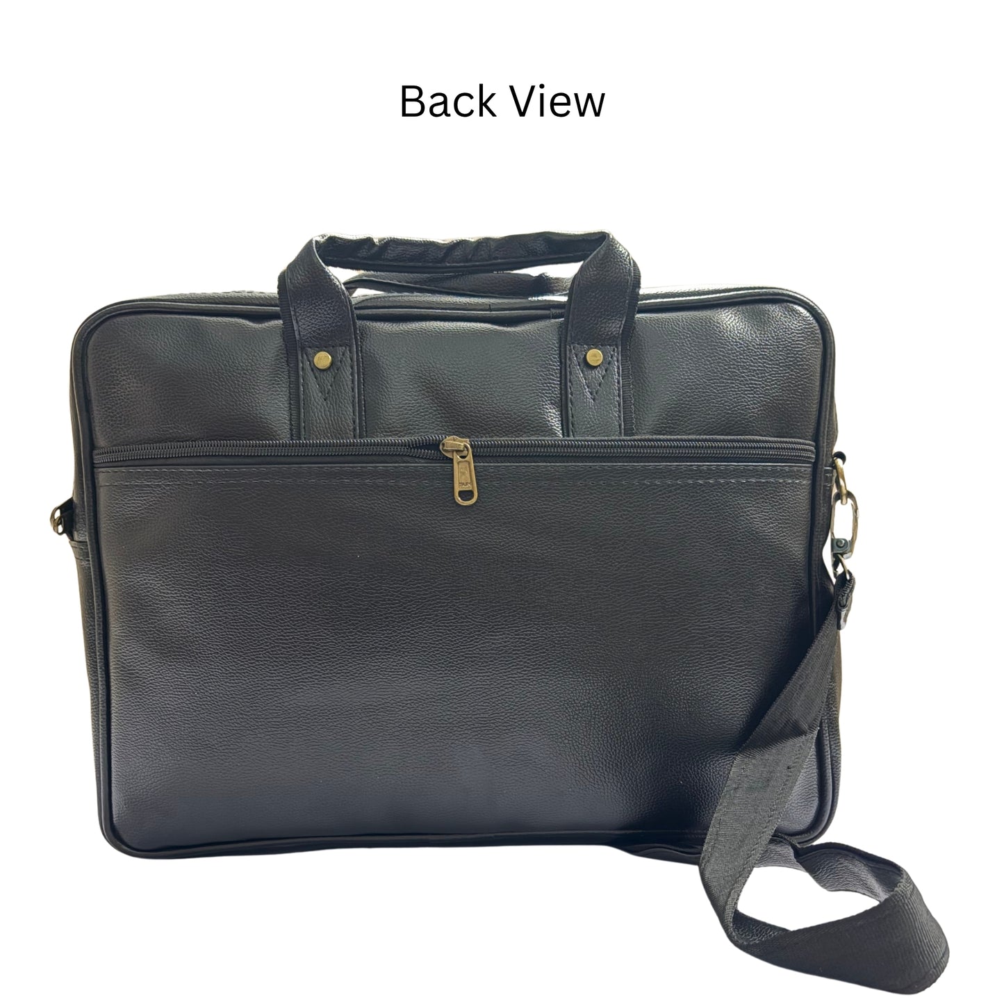 Premium Customized Black Executive Laptop Messenger Bag for Corporate Office Use