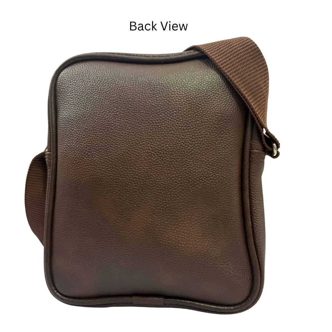 Premium Customized Compact Leather Sling Side Bag for Corporate & Daily Use