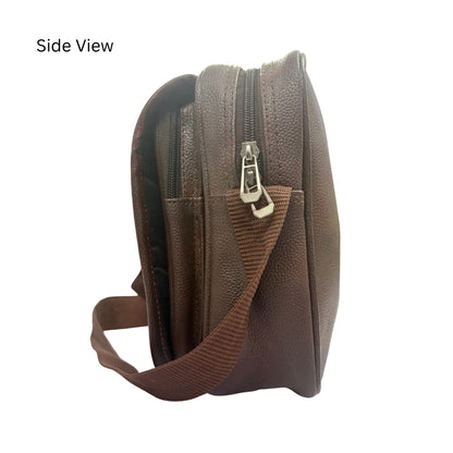 Premium Customized Compact Leather Sling Side Bag for Corporate & Daily Use