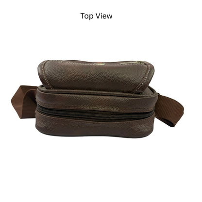 Premium Customized Compact Leather Sling Side Bag for Corporate & Daily Use