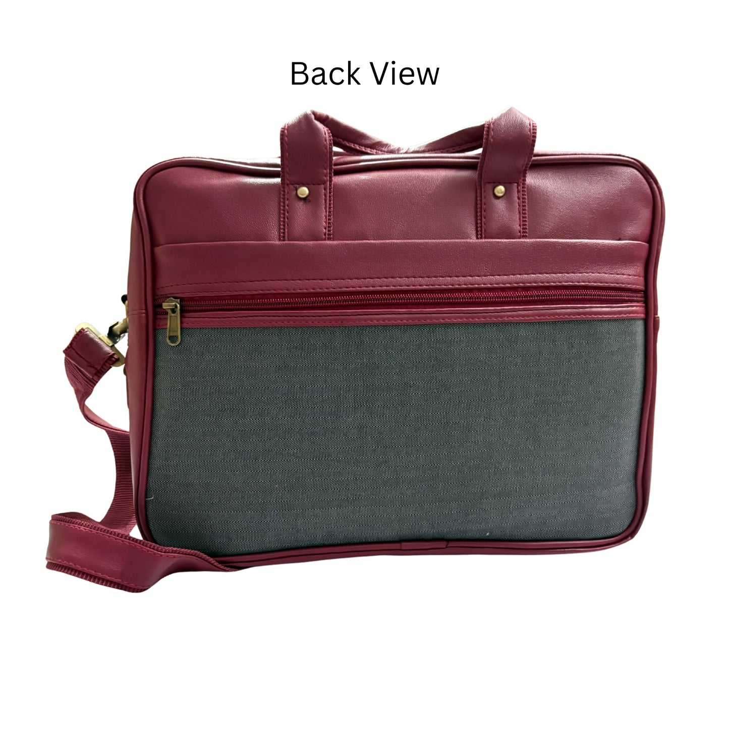 Premium Customized Dual-Tone Executive Laptop Messenger Bag for Corporate Use