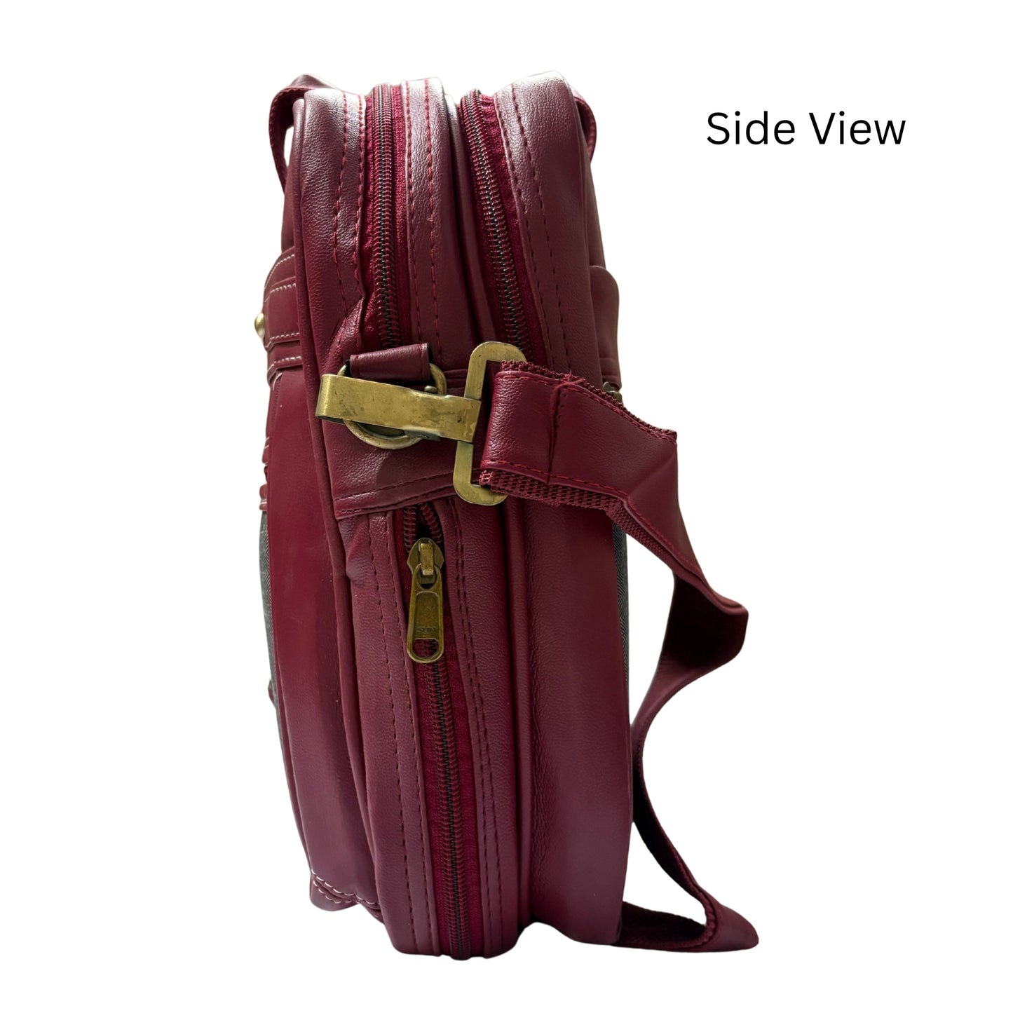 Premium Customized Dual-Tone Executive Laptop Messenger Bag for Corporate Use
