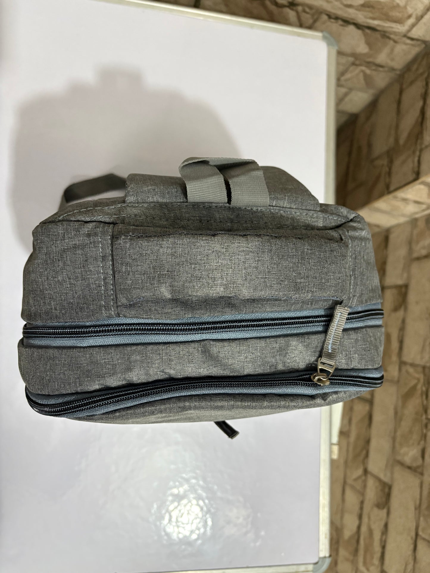 Custom Grey Laptop Backpack for Corporate, Office, School & Events | MOQ 100