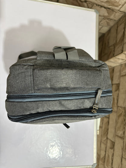 Custom Grey Laptop Backpack for Corporate, Office, School & Events | MOQ 100