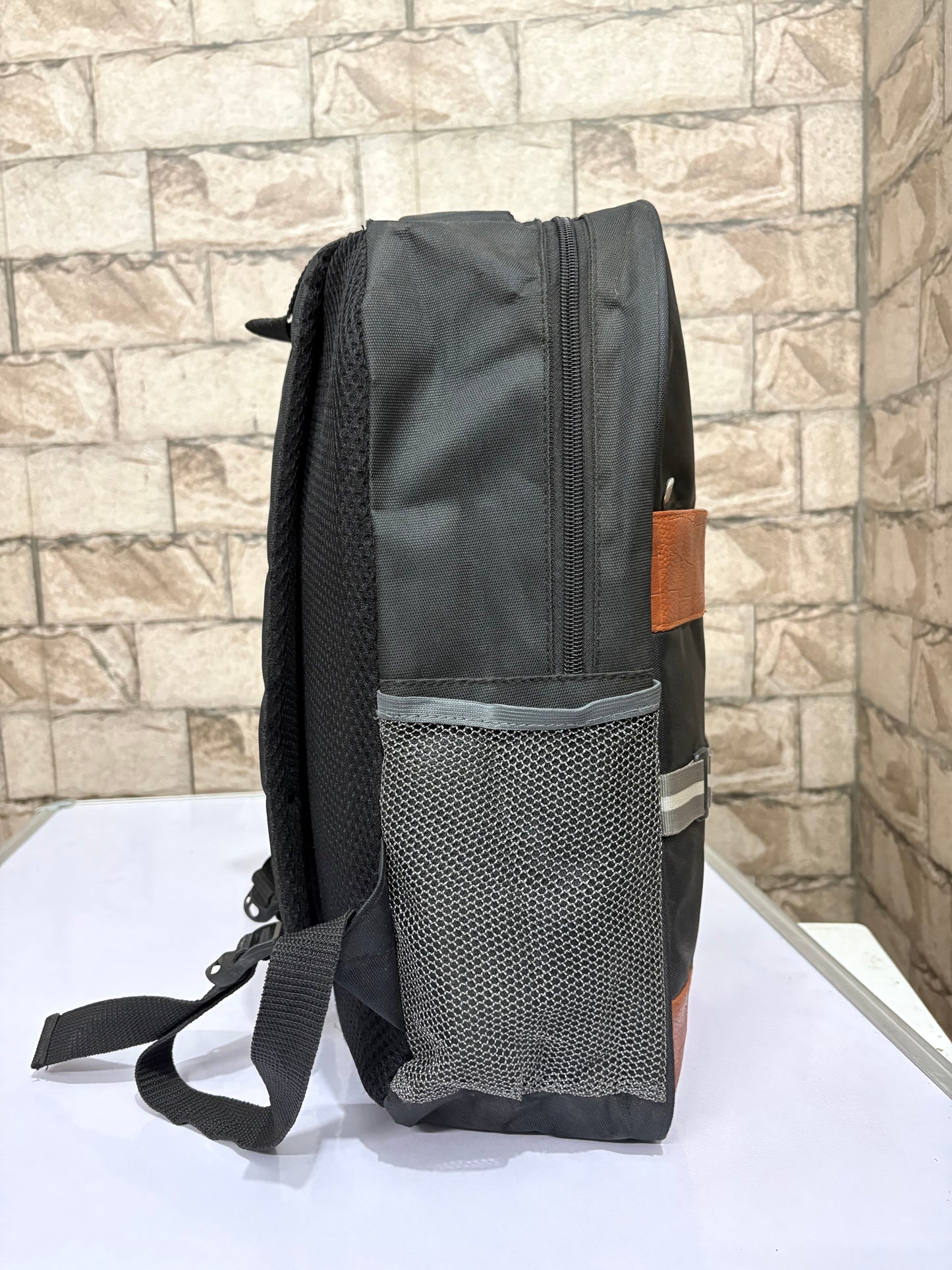 Custom Leather Finish Laptop Backpack for Corporate, Office & Promotional Use | MOQ 100