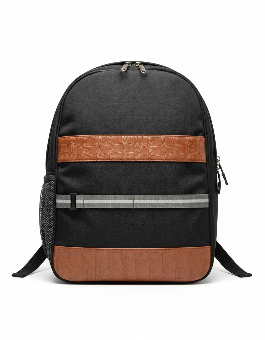 Custom Leather Finish Laptop Backpack for Corporate, Office & Promotional Use | MOQ 100