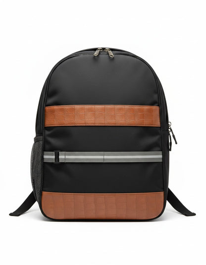 Custom Leather Finish Laptop Backpack for Corporate, Office & Promotional Use | MOQ 100
